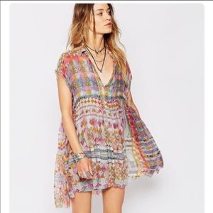 Free People FP One Shirt Dress W/ Slip